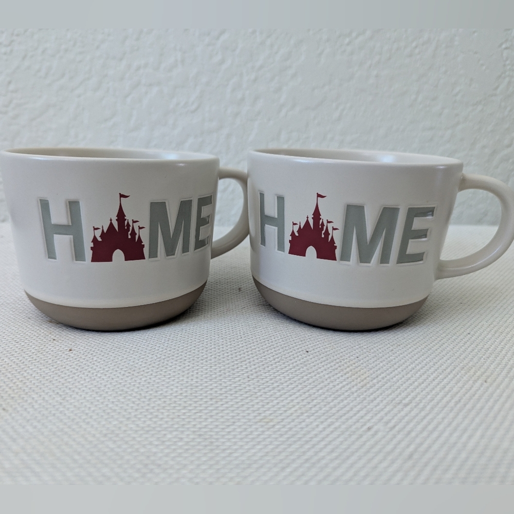 Disney Parks Homestead Collection Mug Set of 2 Cottagecore Fantasyland